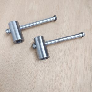 Swivel Base Handles, 1/2-13 Thread, with a 7/8" Diameter Nut