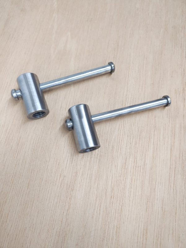 Swivel Base Handles, 1/2-13 Thread, with a 7/8" Diameter Nut
