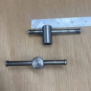Swivel base handles 1/2-13 thread, with 11/16" diameter for smaller size for smaller vises
