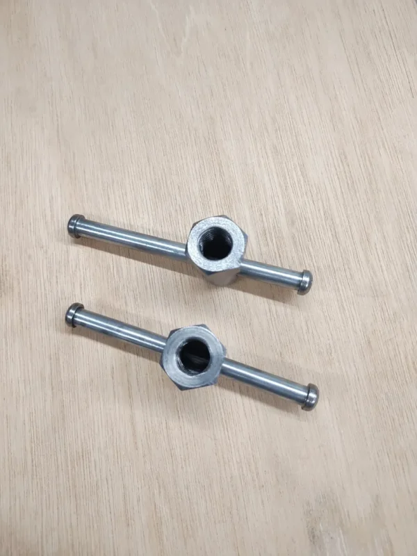 Set Of Two Replacement Swivel Base Handles, 5/8-11 Thread With 1" Diameter Hex x 1-5/8" tall - Image 2
