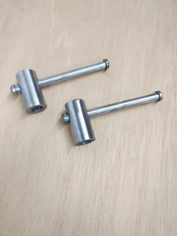 Swivel Base Handles, 1/2-13 Thread, with a 7/8" Diameter Nut - Image 2