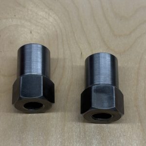 Swivel base lock down nuts with 1/2-13 thread x 7/8” diameter - with no handle bar