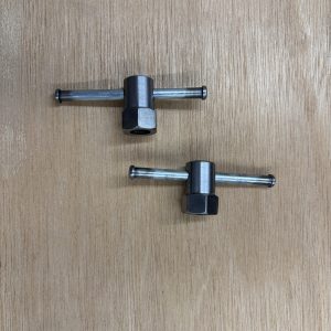 Swivel base handles with 1/2-13 thread and 3/4” diameter hex