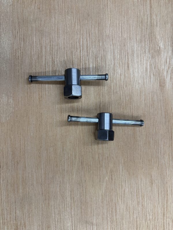 Swivel base handles with 1/2-13 thread and 3/4” diameter hex