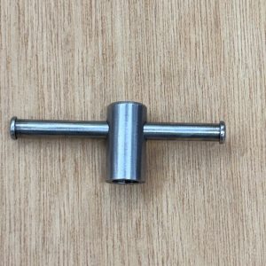 Swivel base handle 1/2-13 thread, with 11/16" Diameter Round Nut for smaller size for smaller vises